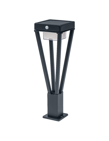 SŁUPEK OGRODOWY SOLAR ENDURA STYLE BOUQUET 50CM SENSOR 6W 3000K ciepła biała 550LM BK