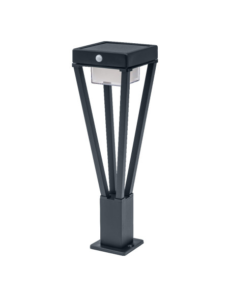 SŁUPEK OGRODOWY SOLAR ENDURA STYLE BOUQUET 50CM SENSOR 6W 3000K ciepła biała 550LM BK