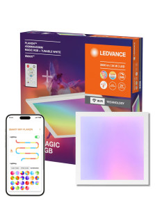 OPRAWA SMART WIFI PLANON MAGIC 450X450 24W 1900LM RGB TW PANEL 