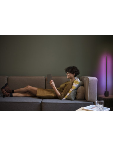 OPRAWA SMART WIFI FLOOR CORNER SLIM RGB TW RC 8W 180LM BLACK 