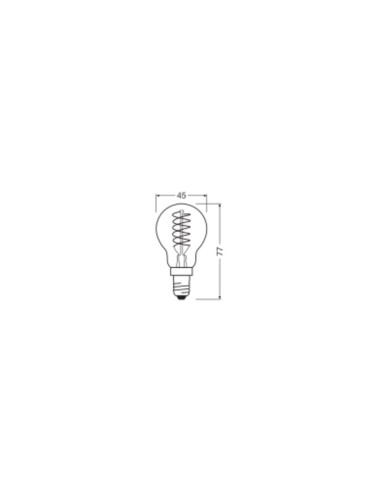 ŻARÓWKA LED 1906 VINTAGE LED CLP40 DIM 4,8W/827 470LM SFIL CLEAR E14 