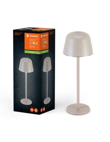 LAMPKA STOŁOWA ZEWNĘTRZNA ENDURA STYLE TABLE CCT USB 2.5W IP54 BEIGE 