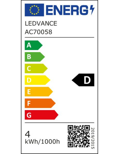 ŻARÓWKA LED STAR RF CLP40 3,4W 4000K neutralna biała E27 GL FR 470LM 