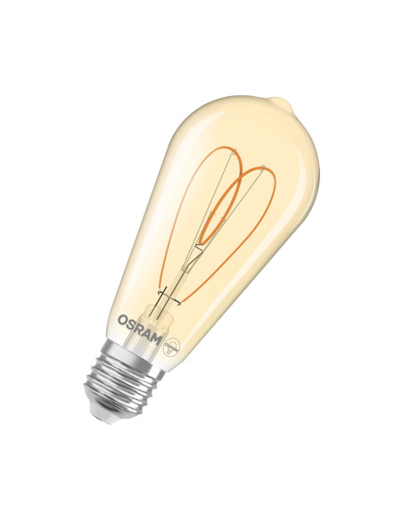 ŻARÓWKA LED 1906 VINTAGE LED EDISON 40 HEART FILAMENT DIM 4,9W 2200K CLEAR E27 