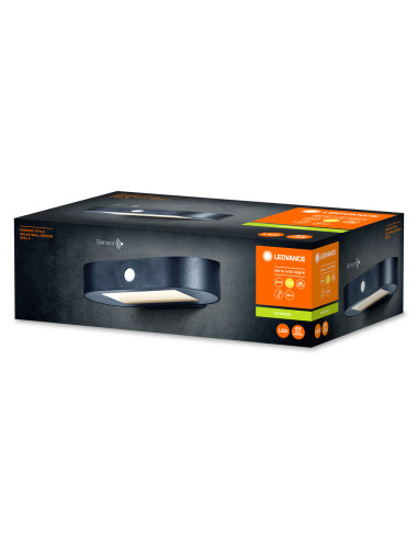 KINKIET ZEWNĘTRZNY SOLAR ENDURA STYLE OVALS WALL SENSOR 4W 3000K 
