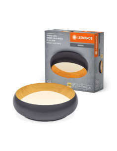 PLAFON LED ORBIS LIVIA 300MM 16W 3000K ciepła biała CLICK DIM GRAY AND WOOD DECOR 