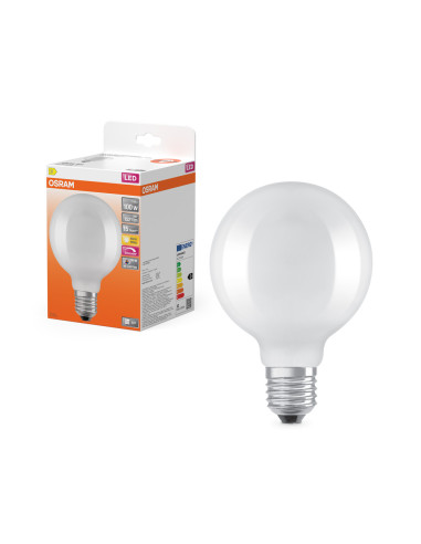ŻARÓWKA LED SUPERSTAR RF G95 100 DIM 11W 2700K ciepła biała CRI90  FIL GL FR E27 