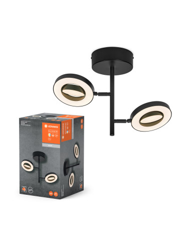 OPRAWA SUFITOWA LED DECOR SPOT SATURN CLICK-CCT 21W 415MM BLACK 