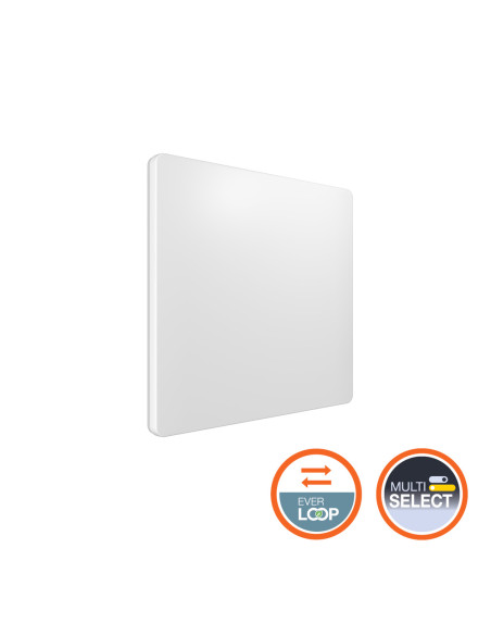 PLAFON LED SURFACE FLAT SQUARE 500 P 27W CPS 