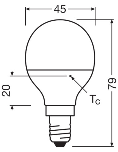 ŻARÓWKA LED STAR CLP40 4.9W 2700K ciepła biała E14 470LM FROSTED CRI97  