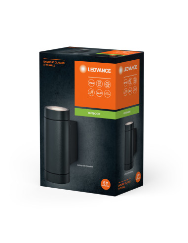 KINKIET ZEWNĘTRZNY Endura Classic IP65 ITYS GU10 WALL Dark Gray