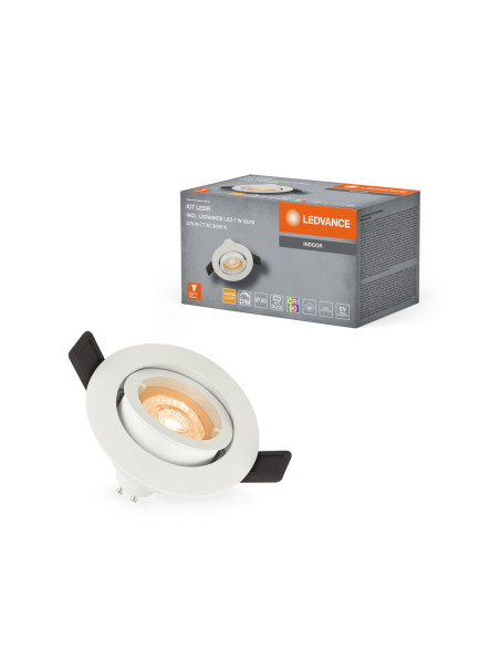 OPRAWA SPOT KIT ADJ V 8.3W 3000K ciepła biała CRI90  GU10 DIM 