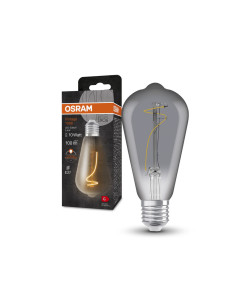 ŻARÓWKA LED 1906 VINTAGE LED EDISON10 SMOKE FIL 3,4W/818 100LM E27 