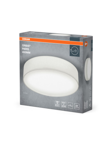 PLAFON LED ORBIS PARIS 400 2XE27 WT 