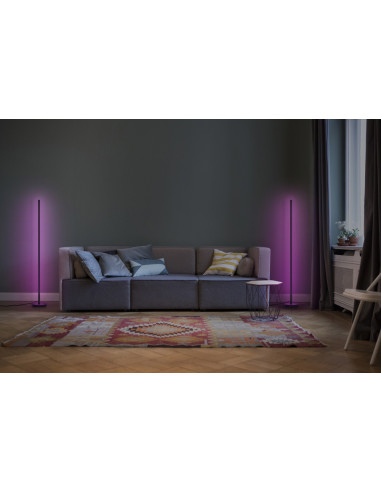 OPRAWA SMART WIFI FLOOR ROUND RGB TW RC 14W 350LM BLACK 