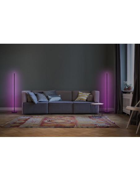 OPRAWA SMART WIFI FLOOR ROUND RGB TW RC 14W 350LM BLACK 