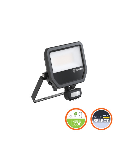 NAŚWIETLACZ FLOOD LED SENSOR 50 P 41W/27W 5500LM/3670LM PS 3000K SY100 BK IP65 GEN4