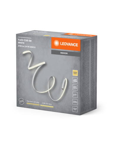 TAŚMA FLEX COB 24W 830 2100LM 5M IP20 PASEK COB 