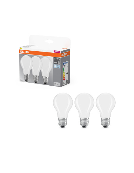 ŻARÓWKA LED 3-PAK LED BASE CLA100 11W 4000K neutralna biała E27 GL FR FS3 