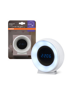 PRZENOŚNA LAMPKA NOCNA NIGHTLUX CLOCK 0.3W 