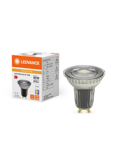 ŻARÓWKA LED S SPOT PAR16 GL 80 36° DIM 8,3W 4000K neutralna biała CRI90 GU10 575LM 