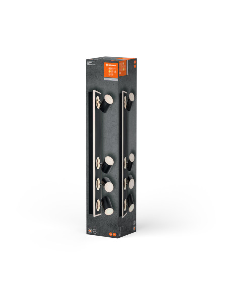 OPRAWA LED DECOR SPOT MARS 713MM 58.5W 3000K ciepła biała CLICK-SELECT BLACK 4 SPOT 