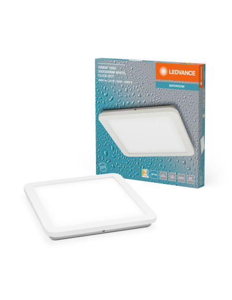 PLAFON ŁAZIENKOWY LED ORBIS DISC 30X30CM 22W CLICK CCT IP44 WHITE 