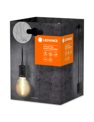 ZAWIESIE 1906 PENDULUM BOBBIN E27 BK BLACK 