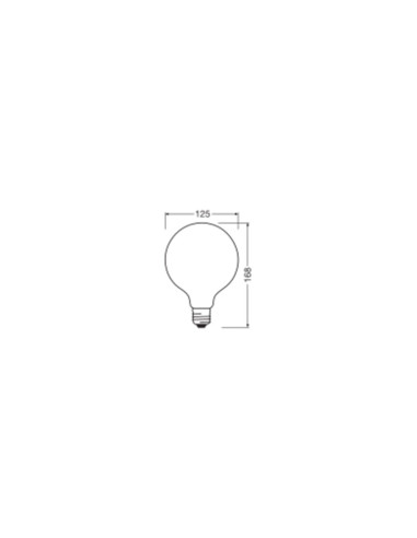 ŻARÓWKA LED ENERGY CLASS G125 100 7,2W 2700K ciepła biała E27 1521LM GL FR EE  KLASA A 