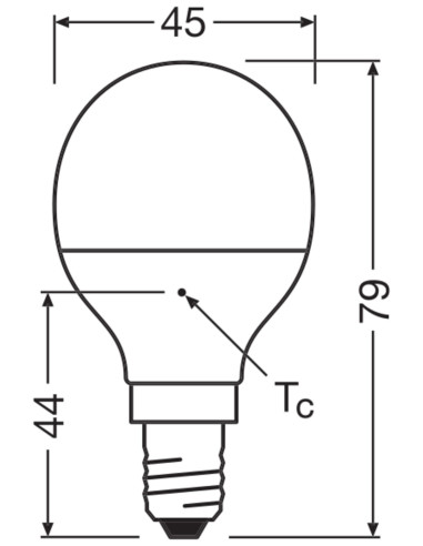 ŻARÓWKA LED STAR PCR CLP40 FR 4,9W 2700K ciepła biała E27 470LM RECYCLED PLASTIC 