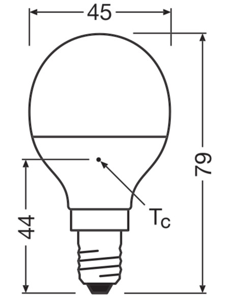 ŻARÓWKA LED STAR PCR CLP40 FR 4,9W 2700K ciepła biała E27 470LM RECYCLED PLASTIC 