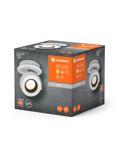KINKIET LED DECOR SPOT VENUS 1X5.5W 3000K ciepła biała WT 