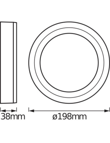Panel LED COLOR + WHITE ROUND 200MM 18W 650LM RC 
