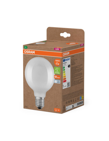 ŻARÓWKA LED ENERGY CLASS G95 75 5W 4000K neutralna biała E27 1055LM GL FR EE  KLASA A 