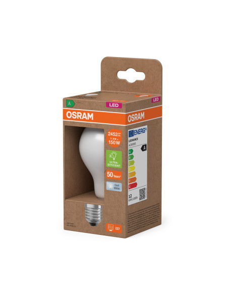ŻARÓWKA LED ENERGY CLASS CLA150 11,6W 4000K neutralna biała E27 2452LM GL FR EE  KLASA A 
