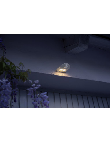 PRZENOŚNA LAMPKA DOORLED DOWN SENSOR SILVER IP54 z czujnikiem ruchu 