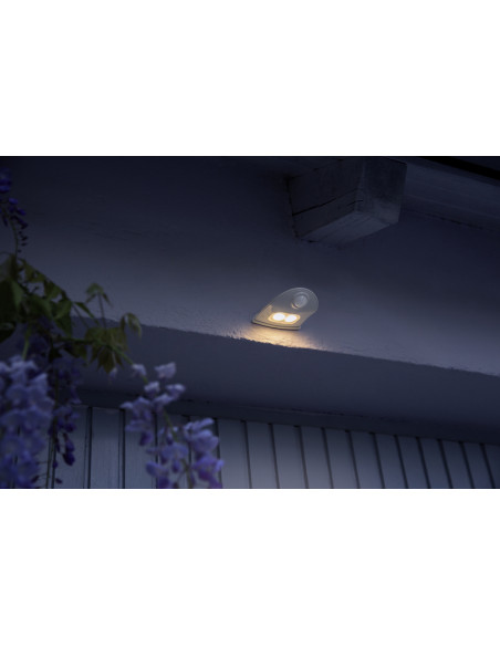 PRZENOŚNA LAMPKA DOORLED DOWN SENSOR SILVER IP54 z czujnikiem ruchu 