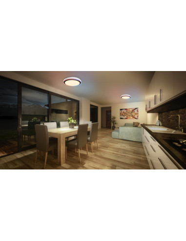 OPRAWA SMART WIFI ORBIS MAGIG ZEST 500MM 38W 1050LM RGB TW BK PLAFON 
