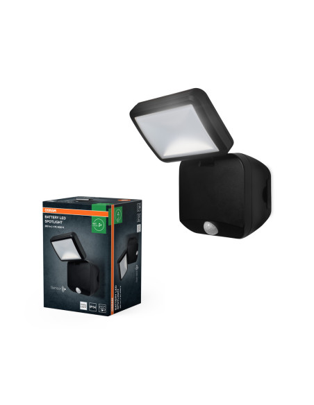 NAŚWIETLACZ BATTERY LED SPOTLIGHT SINGLE 4W 4000K BLACK 