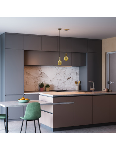 ŻARÓWKA LED 1906 VINTAGE DECOR FLAT GLOBE125 METAL GOLD 3.5W 2700K ciepła biała E27 