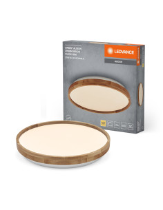 PLAFON LED ORBIS ALISON 395MM 24W 3000K ciepła biała CLICK DIM WOOD DECOR 