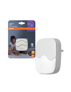 PRZENOŚNA LAMPKA NOCNA LED LUNETTA WAVE WHITE 0,5W Z CZUJNIKIEM 