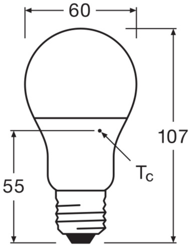  ŻARÓWKA LED  4-PAK LED BASE CLA60 8,5W 2700K ciepła biała E27 FR FS4 