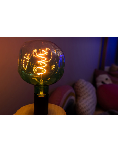ŻARÓWKA LED 1906 VINTAGE LED GLOBE ET124 DIM 18 4,5W/816 GREEN 180LM FIL 