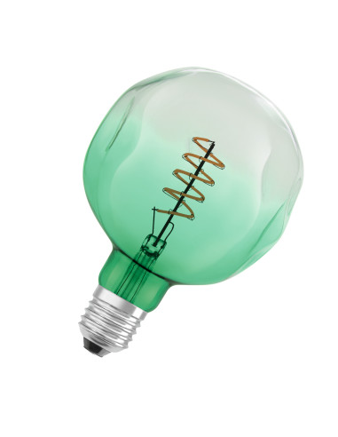 ŻARÓWKA LED 1906 VINTAGE LED GLOBE ET124 DIM 18 4,5W/816 GREEN 180LM FIL 