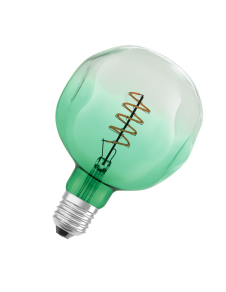 ŻARÓWKA LED 1906 VINTAGE LED GLOBE ET124 DIM 18 4,5W/816 GREEN 180LM FIL 