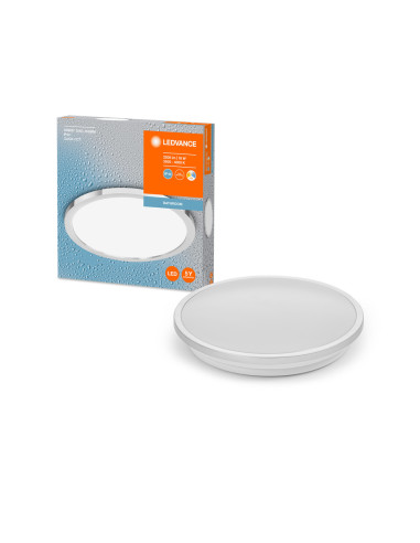 PLAFON ŁAZIENKOWY LED LED BATHROOM CEILING 300MM 18W CLICK-CCT IP44 CHROME 