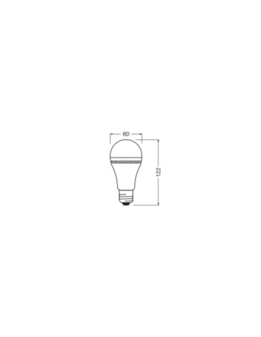 ŻARÓWKA LED CLA60 RECH 8W 4000K E27 Z AKUMULATOREM 3H  