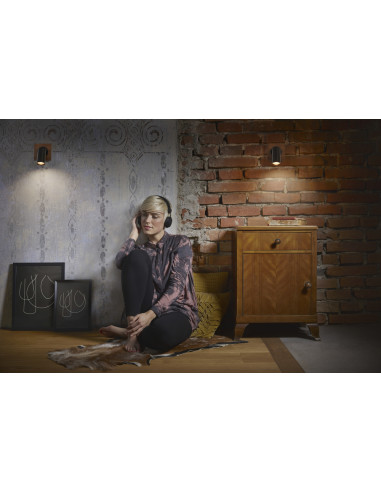 KINKIET LED DECOR SPOT MERCURY DIM 1X3.4W 2700K ciepła biała GU10 BK 