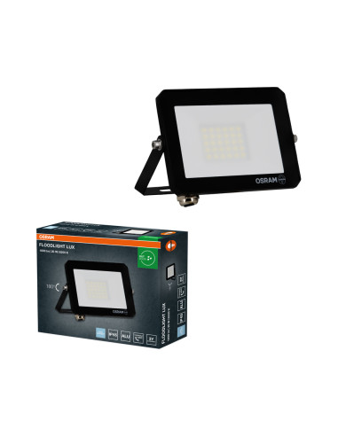 NAŚWIETLACZ FLOOD LED LUX 20W 6500K 1800LM BK IP65 3Y 